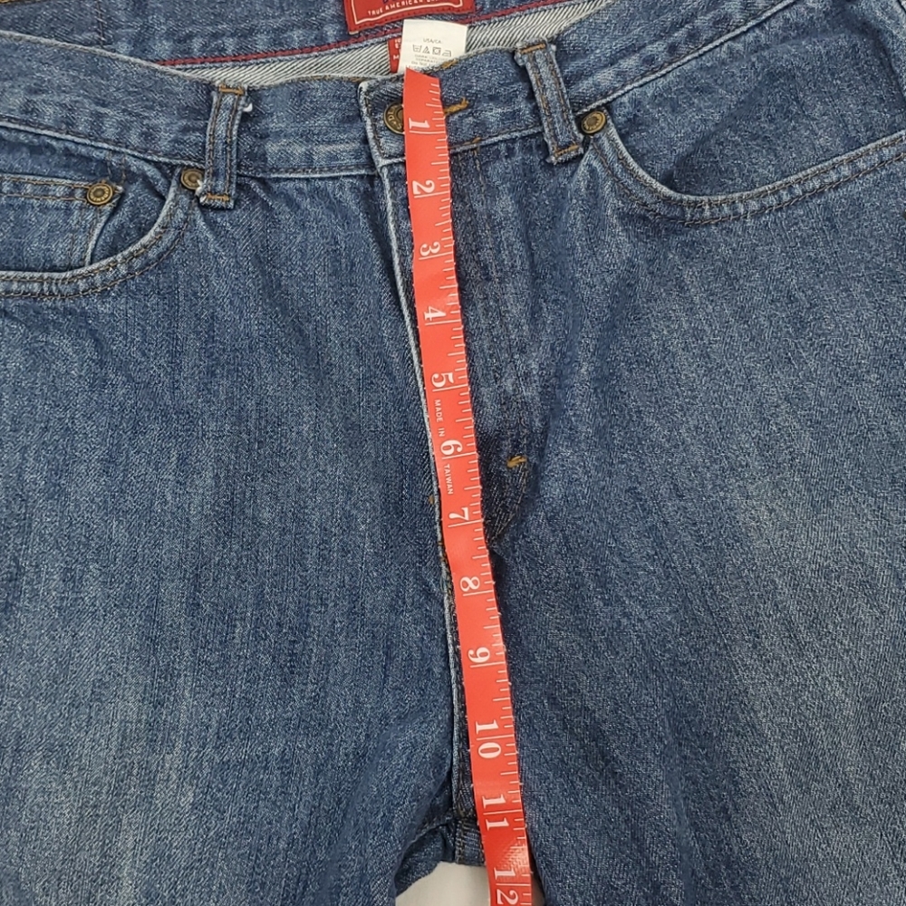 Chaps Denim Straight Leg Blue Jeans Men's 34/30 - Picture 10 of 11